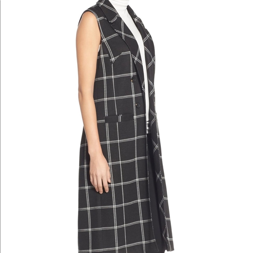 Halogen Double Breasted Long Vest (Petite) - Picture 6 of 8